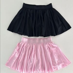Black and Pink Women's Skirt Set